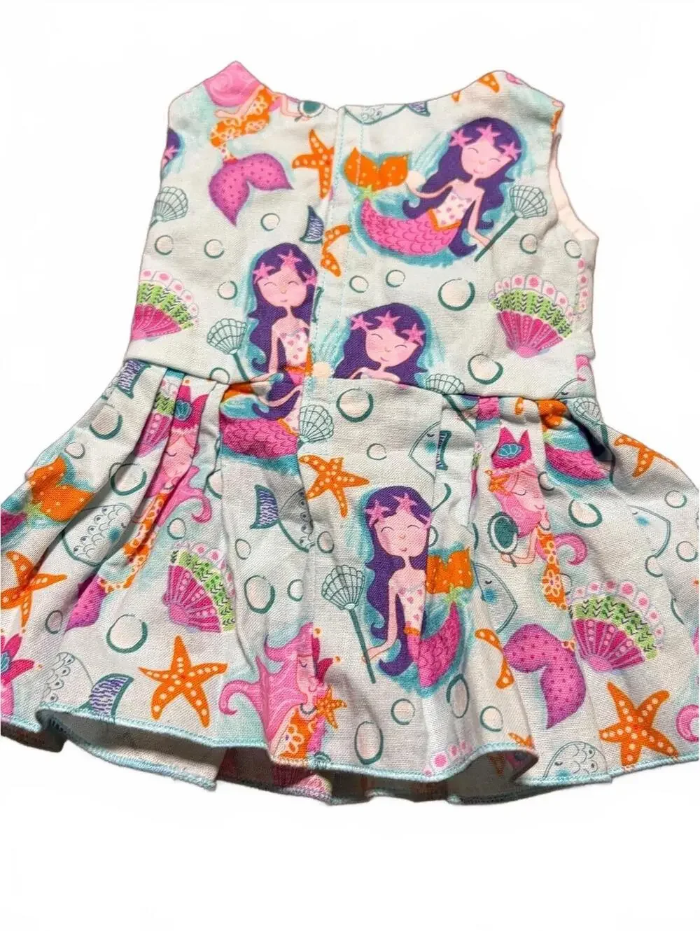 Handmade Doll or Bear Clothes Lot Mermaid Dress and 2 Skirts Cotton Outfit